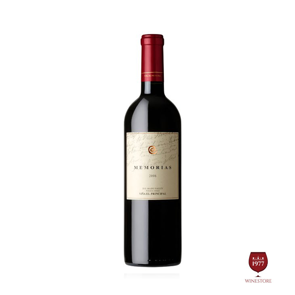 Rượu Vang Chile Cao Cấp MEMORIAS 5.4% ABV*