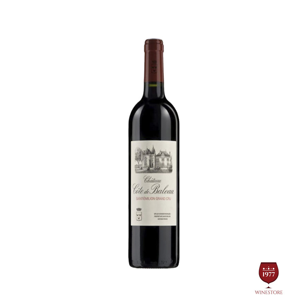 Rượu Vang Pháp Chateau Cote de Baleau Saint-Emilion 5.4% ABV*