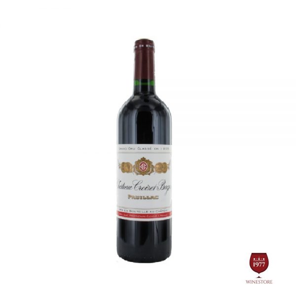 Rượu Vang Chateau Croizet Bages 5.4% ABV* – Vang Pháp Thượng Hạng