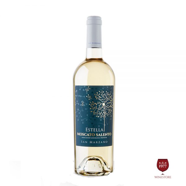 Rượu Vang Estella Moscato 5.4% ABV* – Vang Trắng Nhập Khẩu Ý