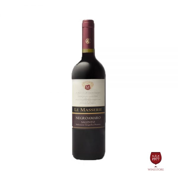 Rượu Vang Le Masserie Negroamaro 5.4% ABV* – Vang Ý Puglia IGT Nhập Khẩu