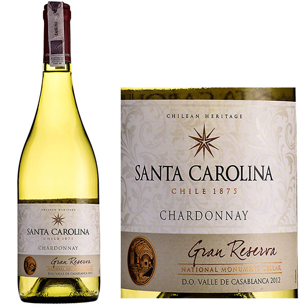 Rượu vang Santa Carolina Gran Reserva Chardonnay