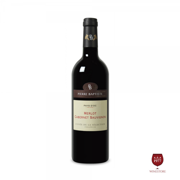Rượu Vang SJ Merlot Pays DOC IGP 5.4% ABV* – Vang Pháp Nhập Khâu