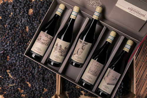 bộ 5 sản phẩm vang amarone