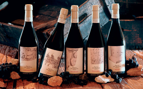 bộ 5 sản phẩm vang Amarone 