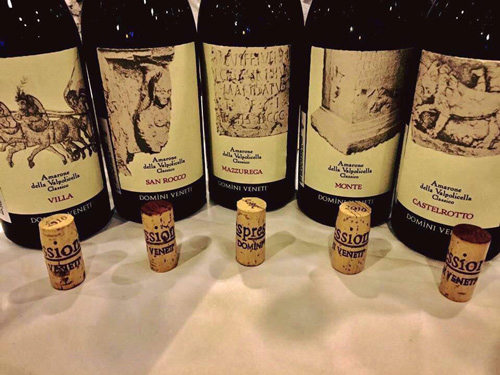 bộ 5 sản phẩm vang amarone