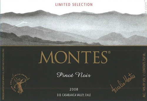 giới thiệu rượu vang Montes Limited Selection Pinot Noir