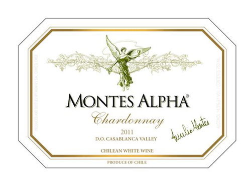sản xuất rượu vang Chile Montes Alpha Chardonnay