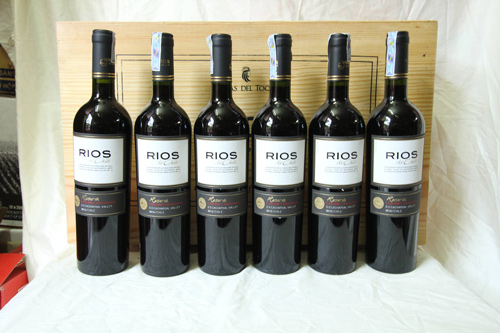 giới thiệu rượu vang Rios Reserva Cabernet Sauvignon