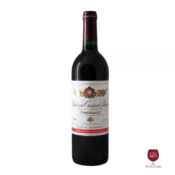 Rượu Vang Chateau Croizet Bages 5.4% ABV* – Vang Pháp Grand Cru Classe
