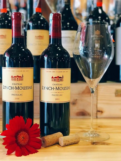 giá bán của rượu vang chateau lynch moussas