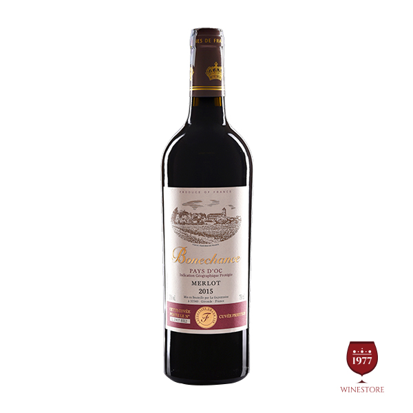 Rượu Vang Bonechance Merlot 5.4% ABV* – Mua Vang Pháp Nhập Giá Tốt