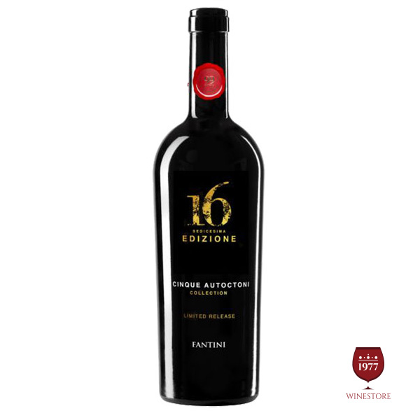 Rượu Vang 16 Edizione 5.4% ABV* – Vang Ý Thượng Hạng Cao Cấp