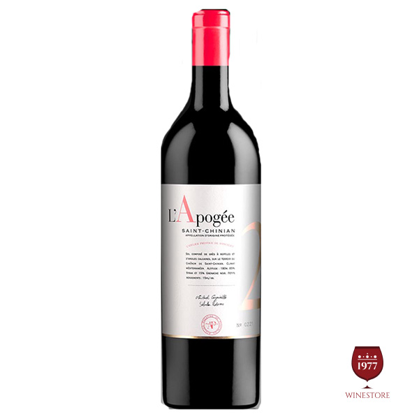 Rượu Vang L’Apogee 2 5.4% ABV* – Vang Pháp Chất Lượng Nhập Khẩu