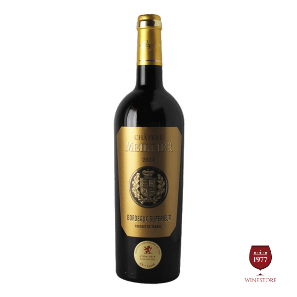 Rượu Vang Chateau Meillier Bordeaux Superieur Rouge 5.4% ABV* – Vang Pháp