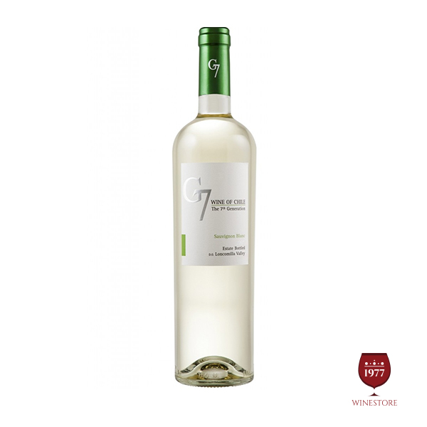 Rượu Vang G7 Classico Sauvignon Blanc 5.4% ABV* – Vang Trắng Chile Nhập Khẩu