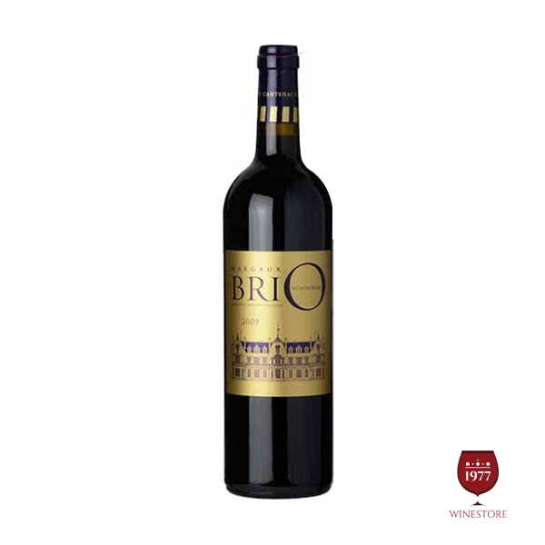 Rượu Vang Margaux Brio De Cantenac Brown 5.4% ABV* – Vang Pháp Cao Cấp