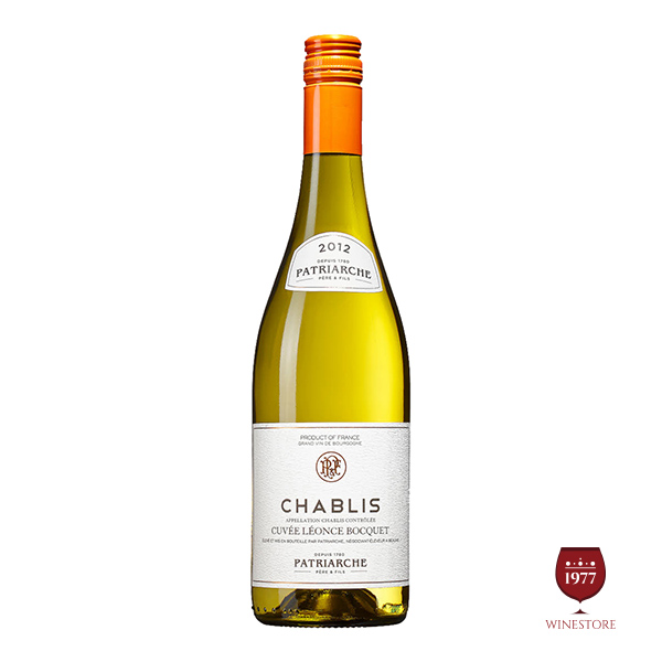 Rượu Vang Patriarche – Chablis 5.4% ABV* – Vang Pháp Nhập Khẩu Chính Hãng