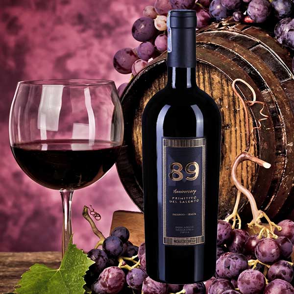 Rượu Vang 89 Anniversary Primitivo Del Salento Limited Edition
