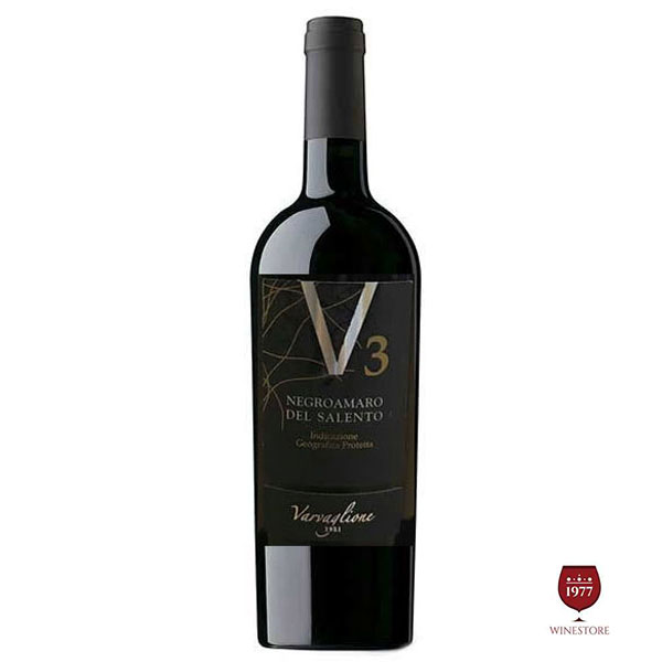 Rượu vang V3 Negroamaro Del Salento 5.4% ABV* – GIÁ SỐC