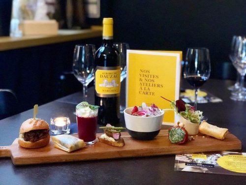 kết hợp đồ ăn với vang chateau dauzac
