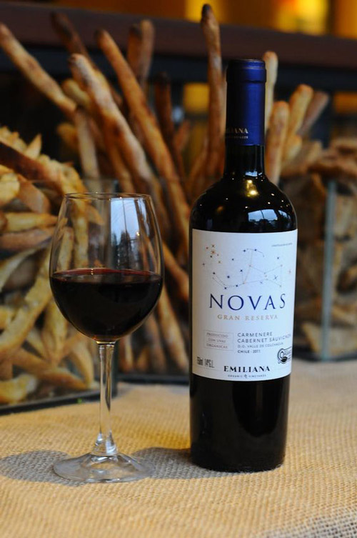 thưởng thức rượu vang chile novas