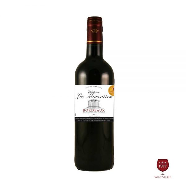 Rượu Vang Chateau Les Marcottes 2012