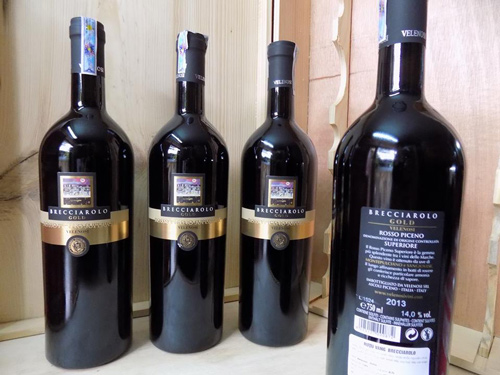 sản xuất rượu vang brecciarolo gold