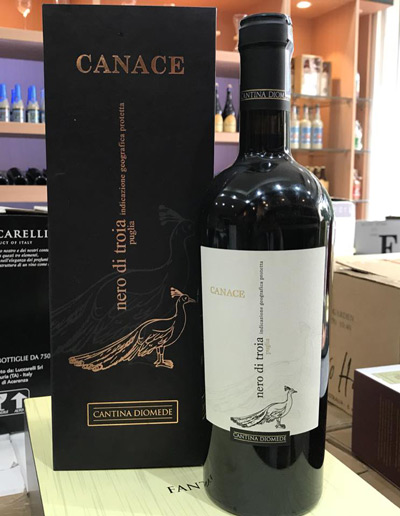 thưởng thức rượu vang Canace Nero di Troia