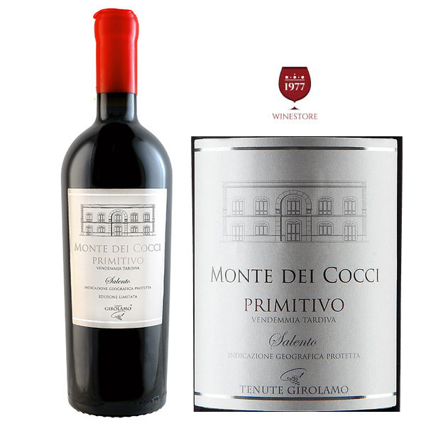 Rượu Vang Monte Dei Cocci Primitivo