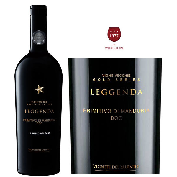 Rượu vang Leggenda Primitivo di Manduria DOP
