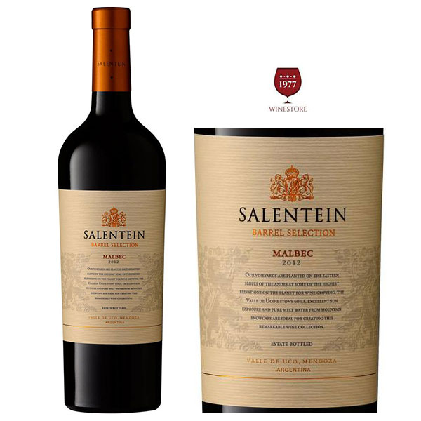 Rượu vang Salentein Barrel Selection malbec
