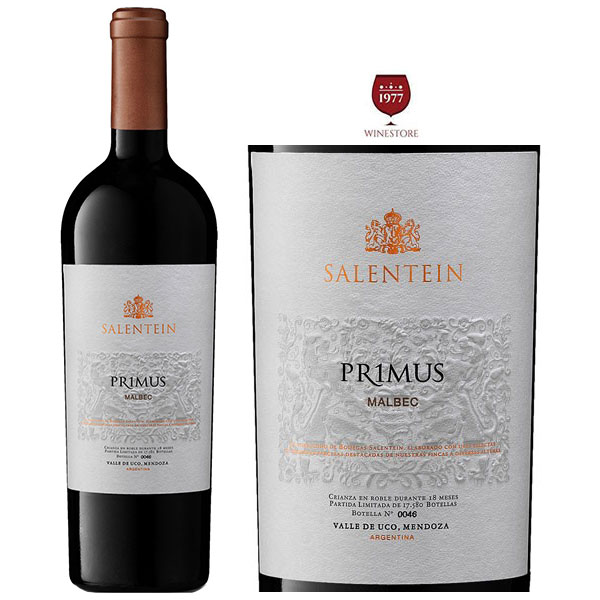 Rượu vang Salentein Primus Malbec