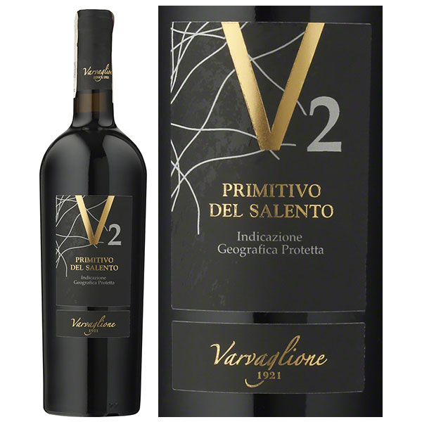 Rượu vang V2 Primitivo Del Salento